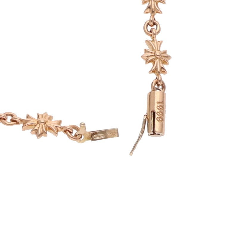 Chrome Hearts 22K Tiny E CH Plus Gold Necklace Size 20 Inch
