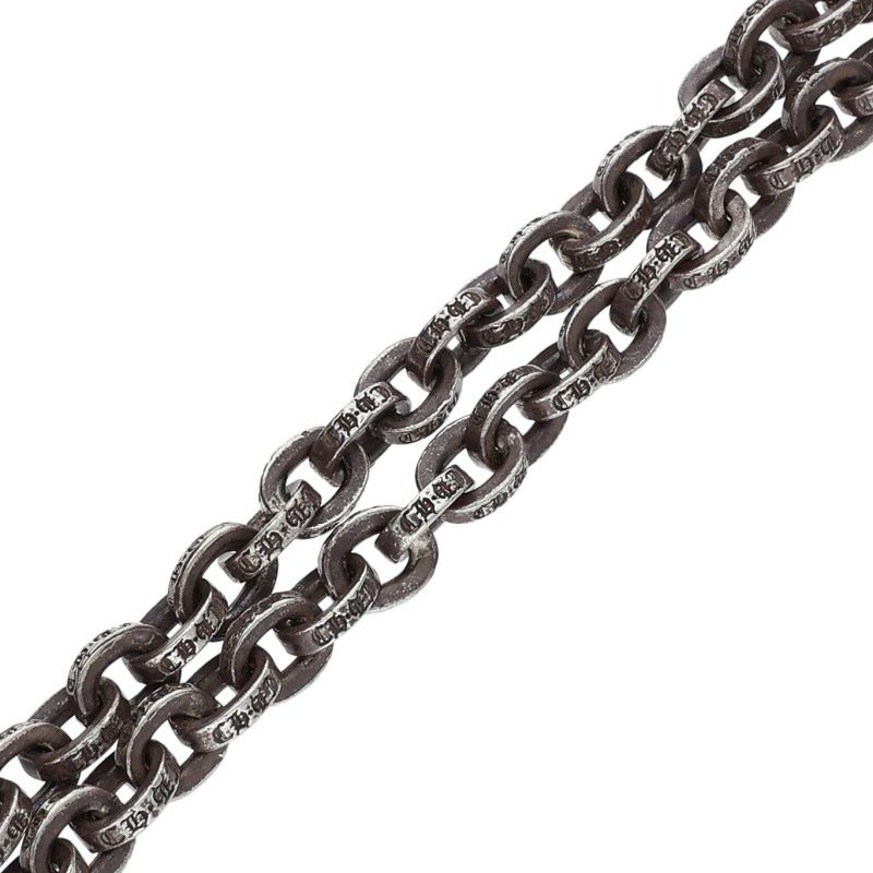 Chrome Hearts PAPER CHAIN 18 Silver Necklace Size 18 Inch