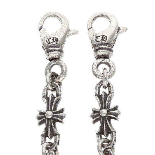 Chrome Hearts Mask Paper Chain Silver Necklace Size 30 Inch