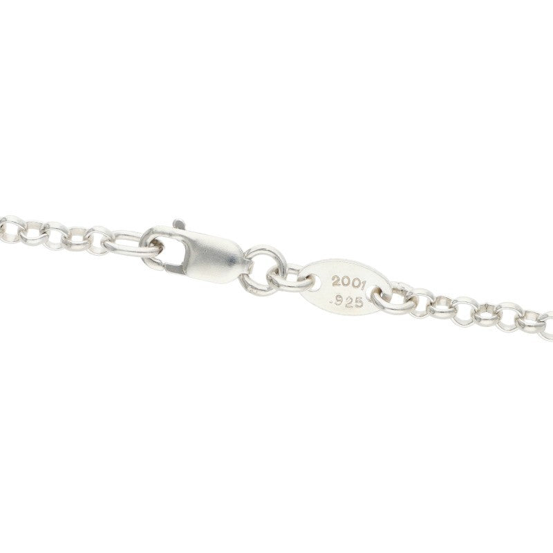 Chrome Hearts Roll Chain Silver Necklace Size 24 Inch