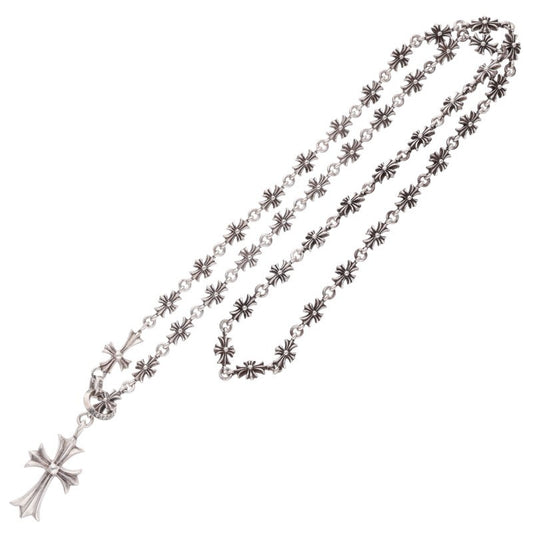 Chrome Hearts CHKE CHN TNYE W CH CRS Silver Necklace