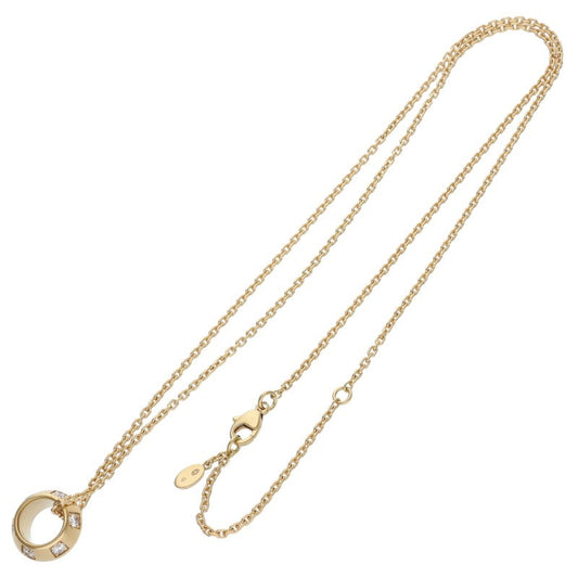 LOUISVUITTON Damier K18YG Diamond Necklace