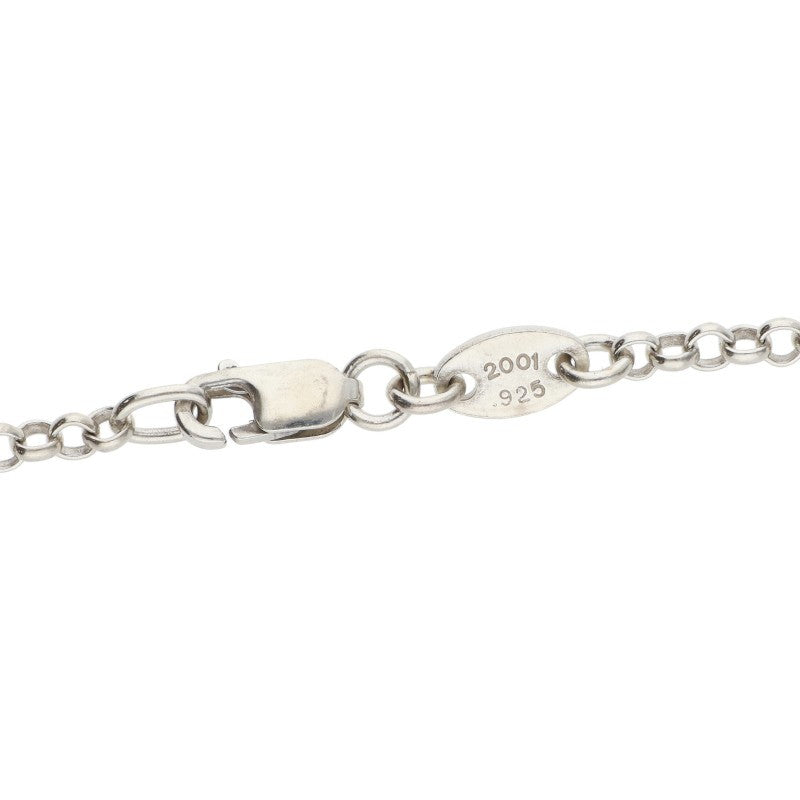 Chrome Hearts Roll Chain Silver Necklace Size 18 Inch