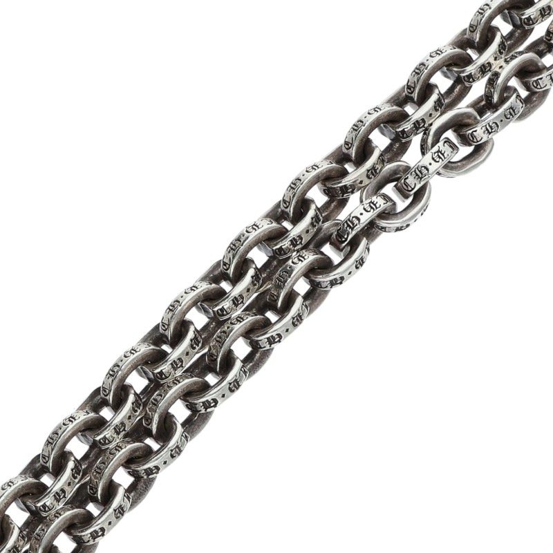 Chrome Hearts PAPER CHAIN 18 Silver Necklace Size 18 Inch
