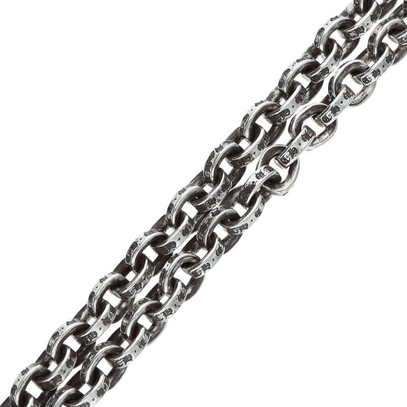 Chrome Hearts PAPER CHAIN 18 Silver Necklace Size 18 Inch