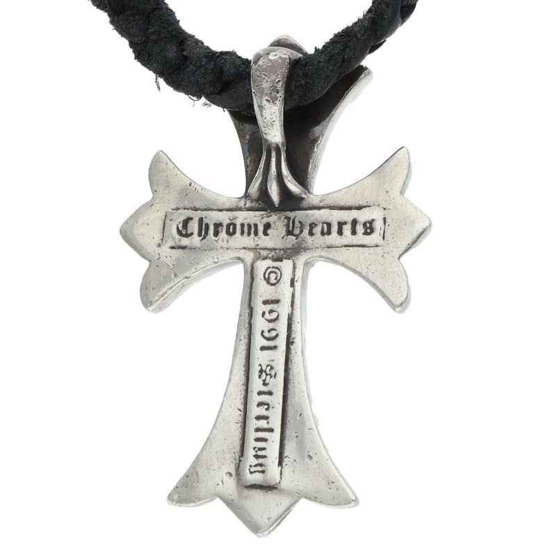 Chrome Hearts SML CH Cross Bolo Tip Silver Necklace Multi