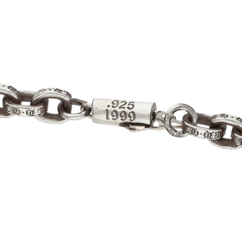 Chrome Hearts Paper Chain Silver Necklace Size 18 Inch