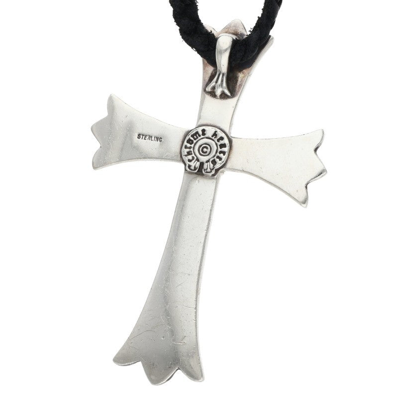 Chrome Hearts Large CH Cross Bolo Tip Silver Necklace Multi