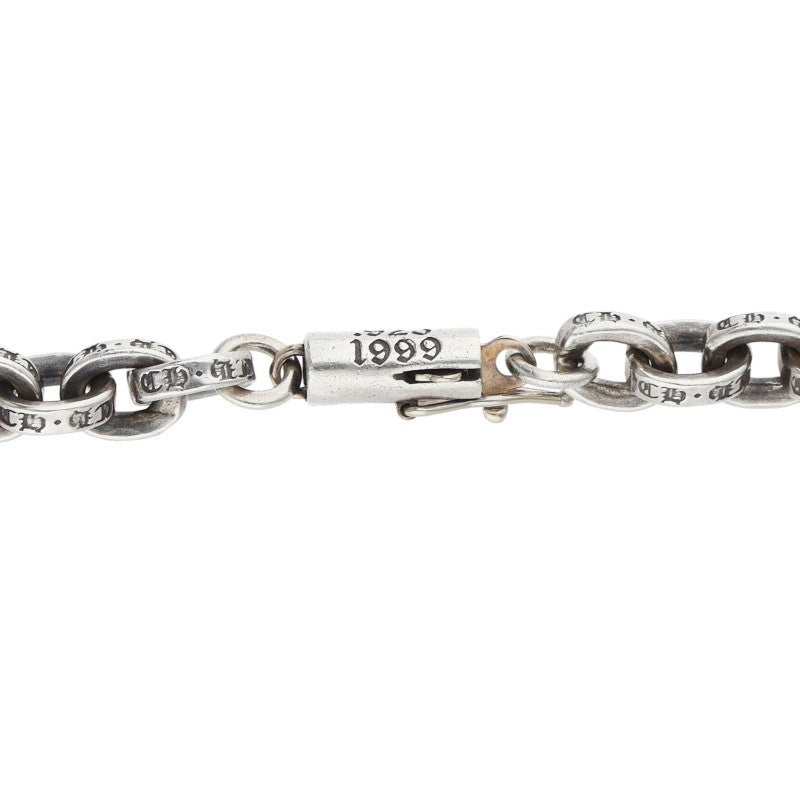 Chrome Hearts Paper Chain Silver Necklace Size 18 Inch