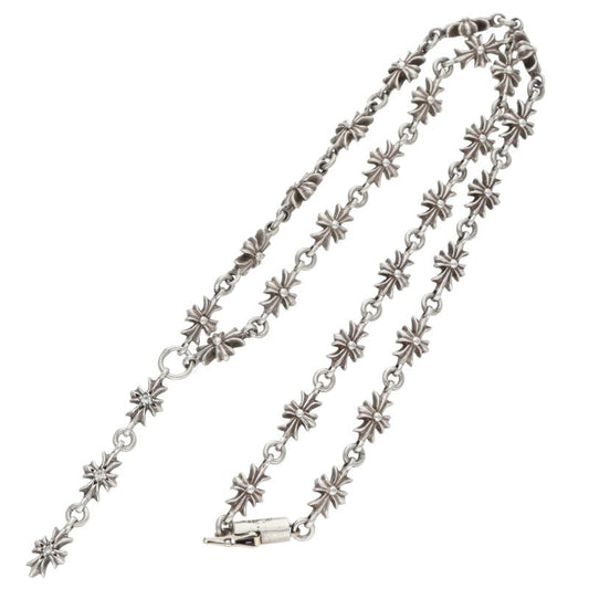 Chrome Hearts TINY E CH PLS 3 Diamond Necklace Size 16 Inch