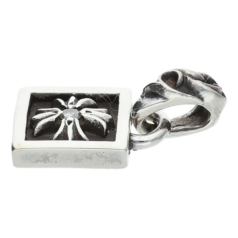 Chrome Hearts FRAMED CH PLUS 1DIA Silver Pendant