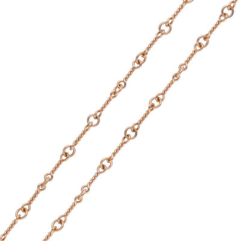 Chrome Hearts 22K Gold Twist Chain Necklace Size 20 Inch