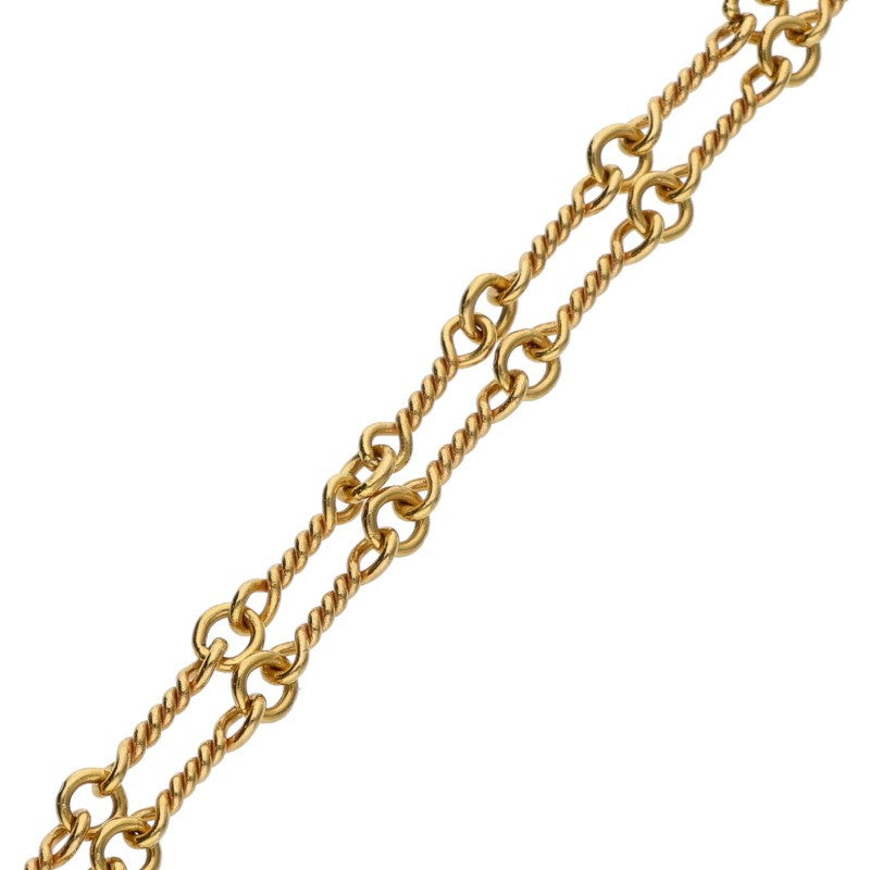 Chrome Hearts 22K Gold Twist Necklace Yellow Size 18 Inch