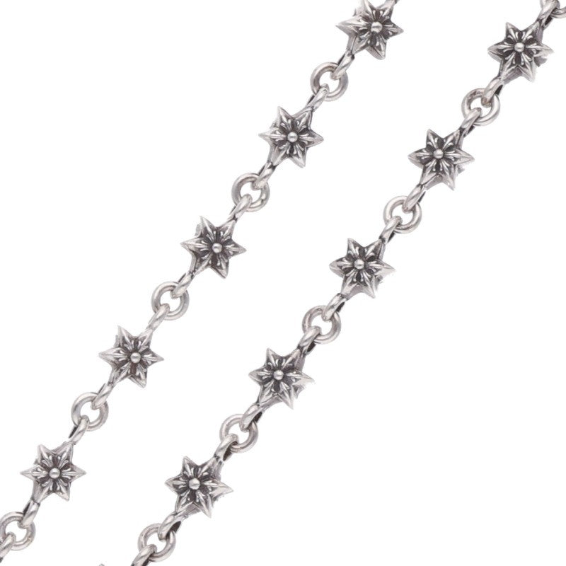 Chrome Hearts CHN TNY STAR Old Silver Necklace Size 25 Inch