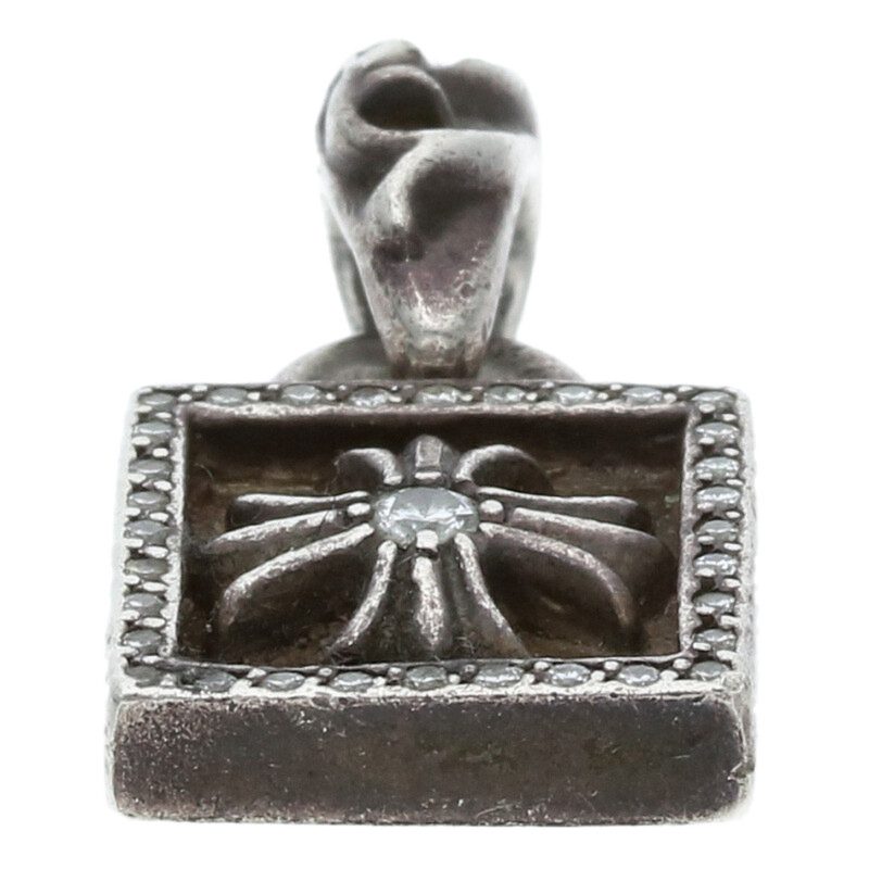 Chrome Hearts 925 Framed CH Plus Pave Diamond Size ONE SIZE