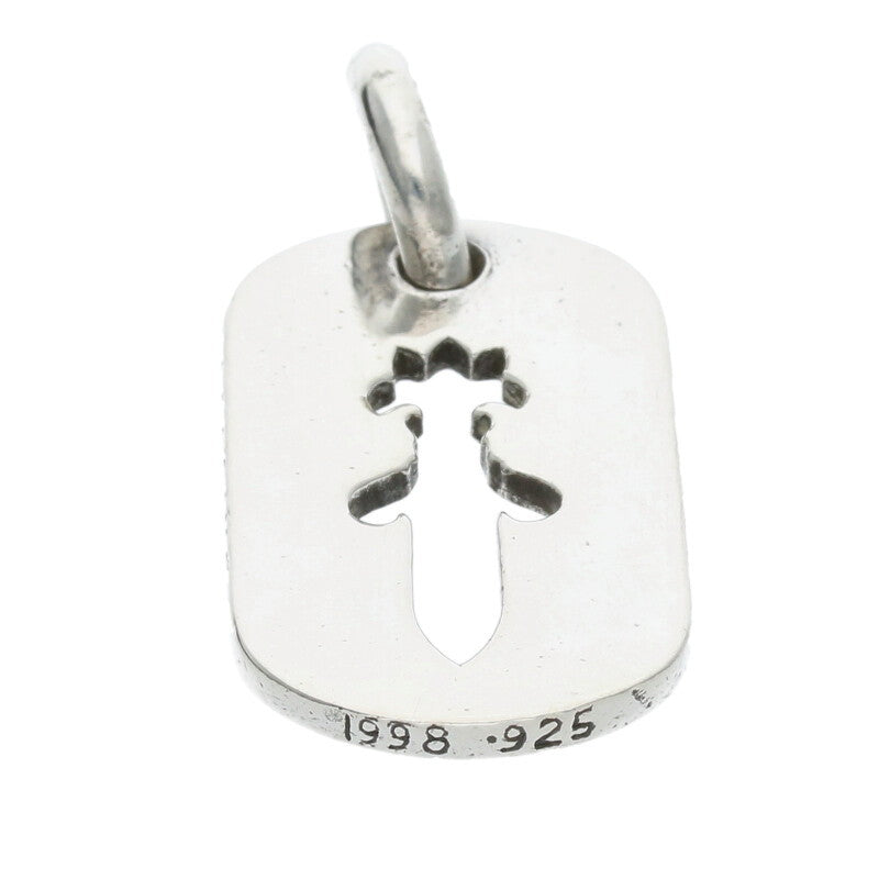 Chrome Hearts 925 Small Cutout Dagger Dog Tag