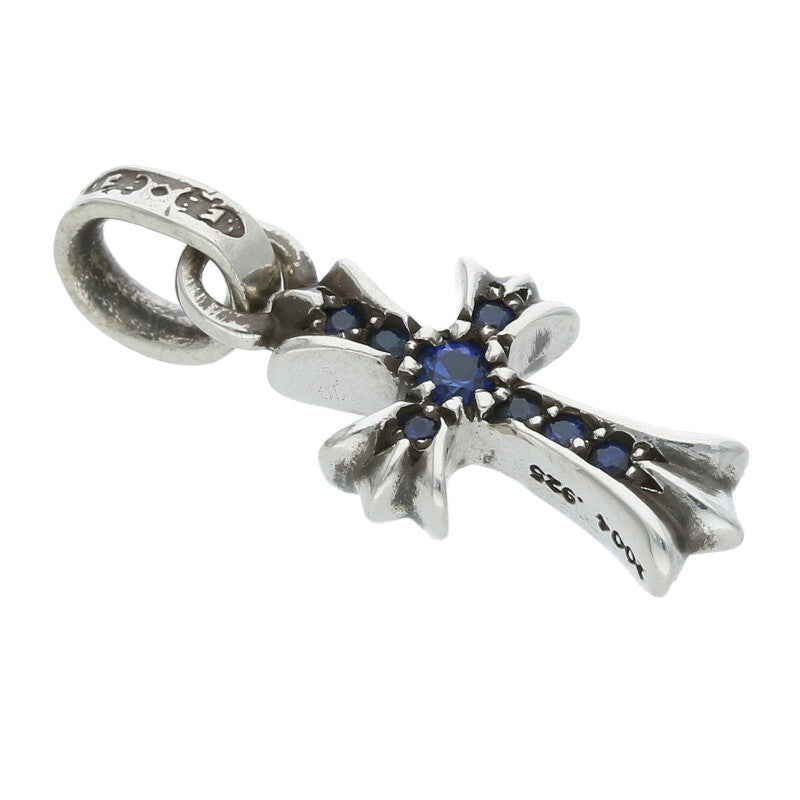 Chrome Hearts Baby Fat Cross Pave Sapphire Size ONE SIZE