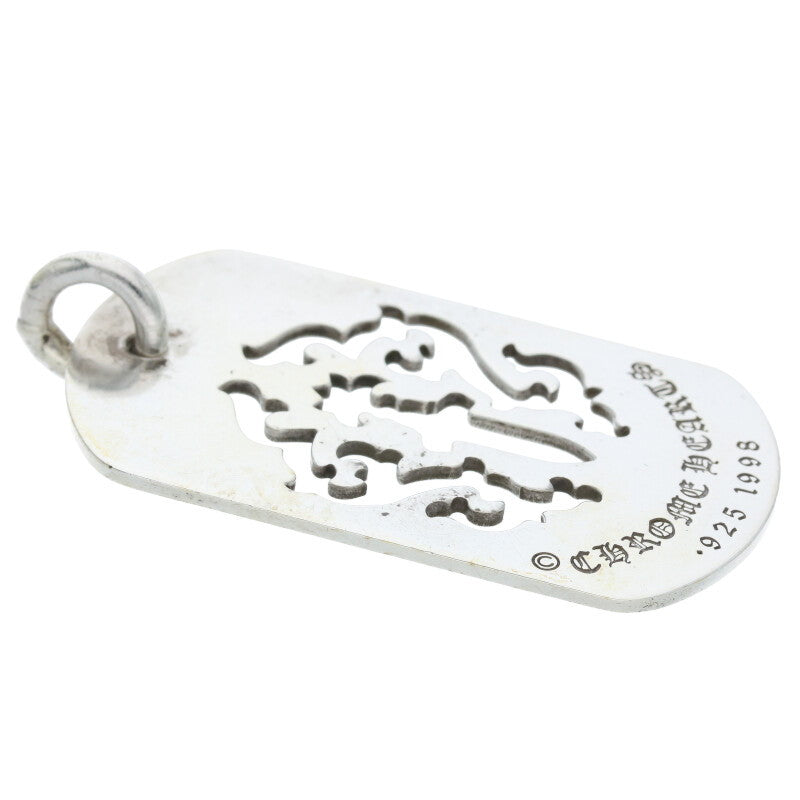 Chrome Hearts Large Dagger Cutout Dog Tag Size ONE Silver