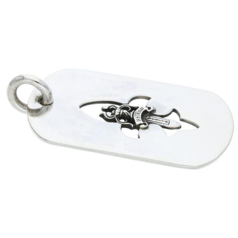 Chrome Hearts Large Dog Tag Flare Dagger 925 Size ONE SIZE