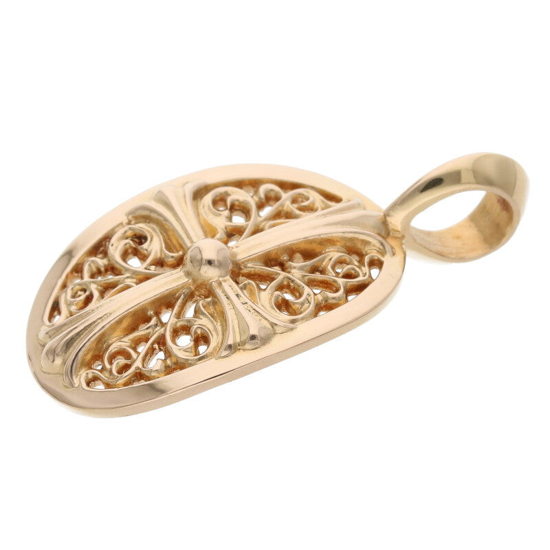 Chrome Hearts Classic Oval 22K Yellow Gold Size ONE SIZE