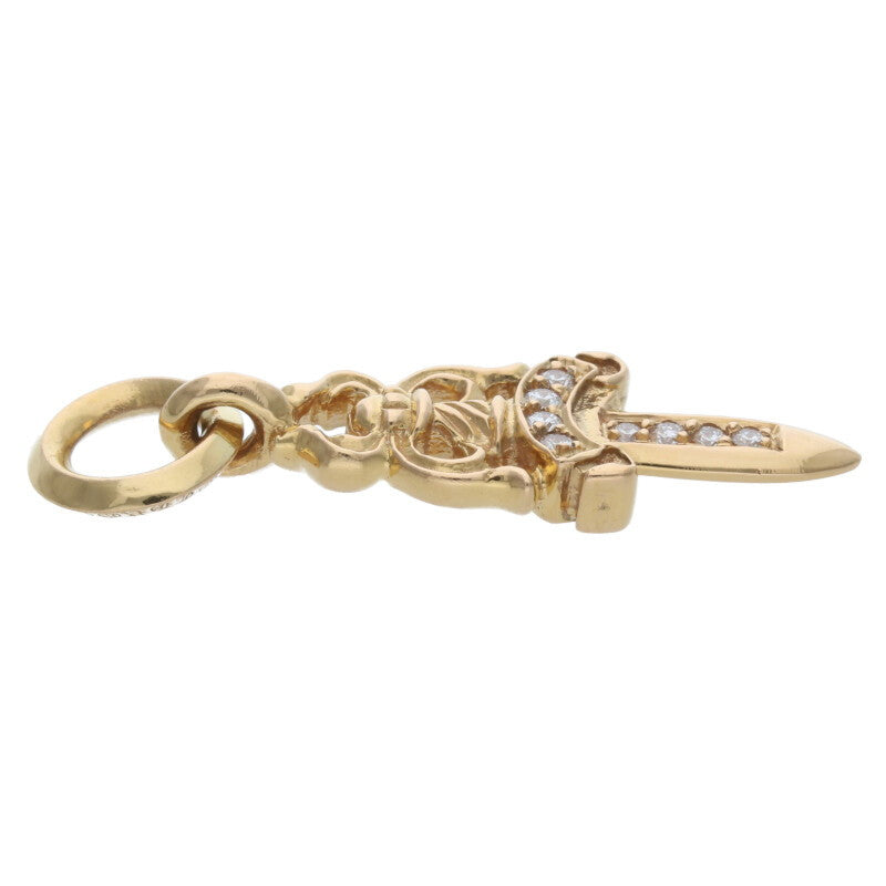 Chrome Hearts #5 Dagger PAVE Diamond 22K Size ONE SIZE