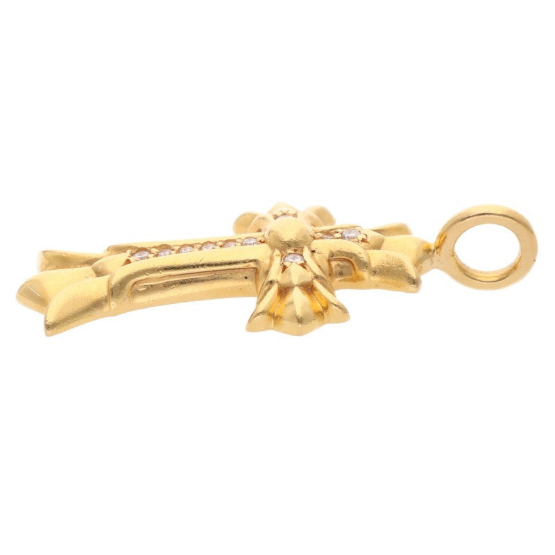 Chrome Hearts 22K DBL CH CRS P DMND Pave Size ONE SIZE