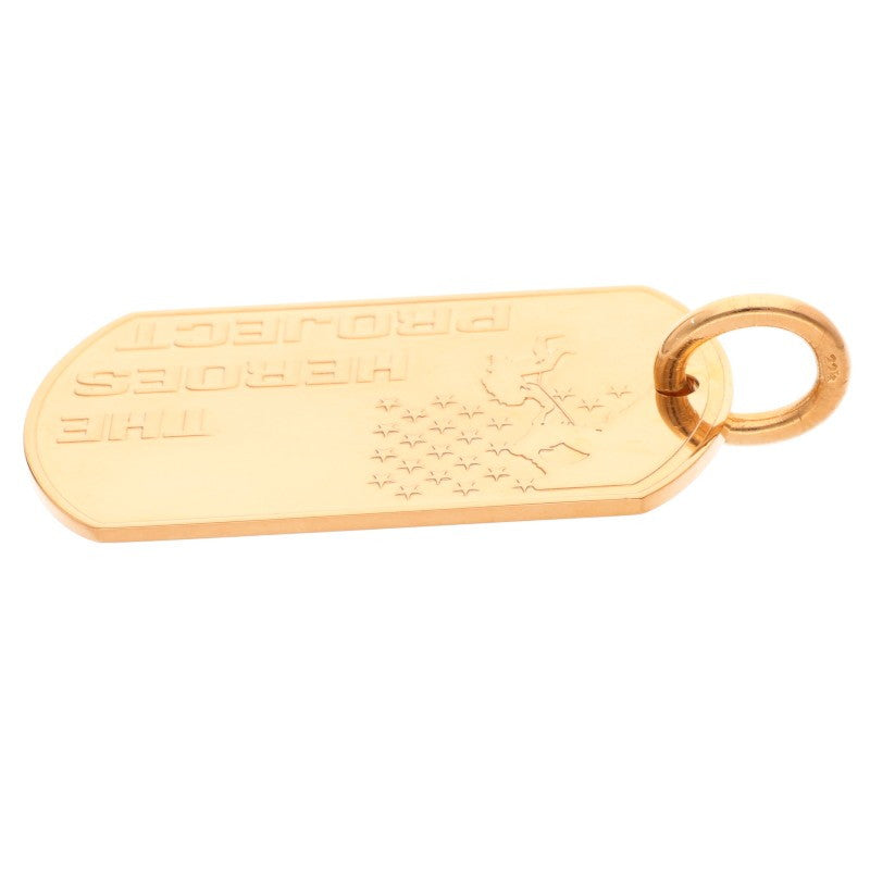 Chrome Hearts 22K Large Dog Tag Yellow Gold Size ONE SIZE