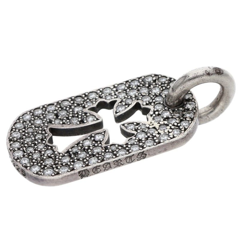 Chrome Hearts D TAG SML CO CRS P D Pave Size ONE SIZE