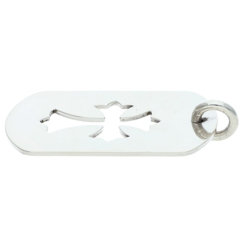 Chrome Hearts Large Dog Tag Cutout Cross Size ONE SIZE