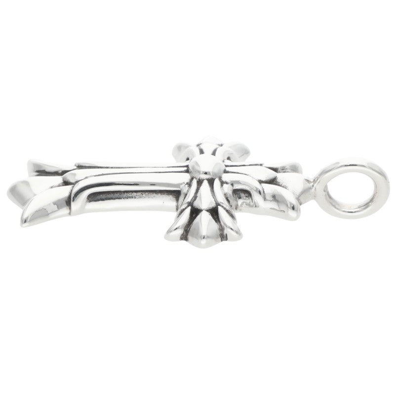Chrome Hearts Double CH Cross Silver Pendant Size ONE SIZE