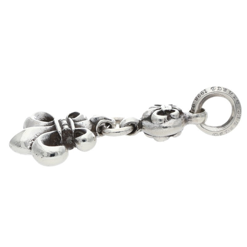 Chrome Hearts 1 Ball BS Fleur Charm 925 Silver