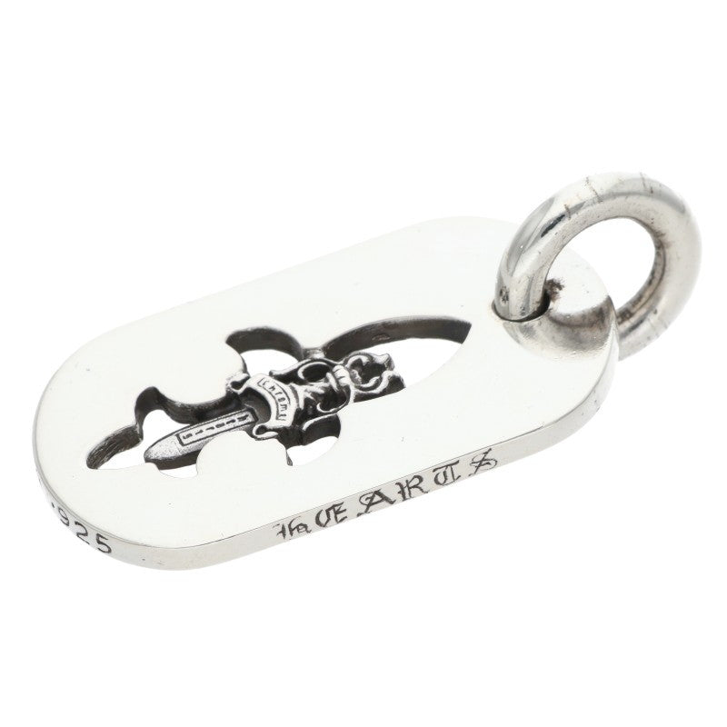 Chrome Hearts Small Flare Dagger Dog Tag 925 Size ONE SIZE