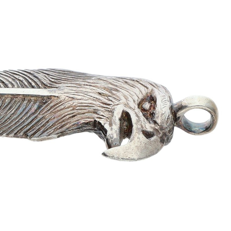 REDMAN Eagle Head Feather Silver Gold Pendant Size ONE SIZE