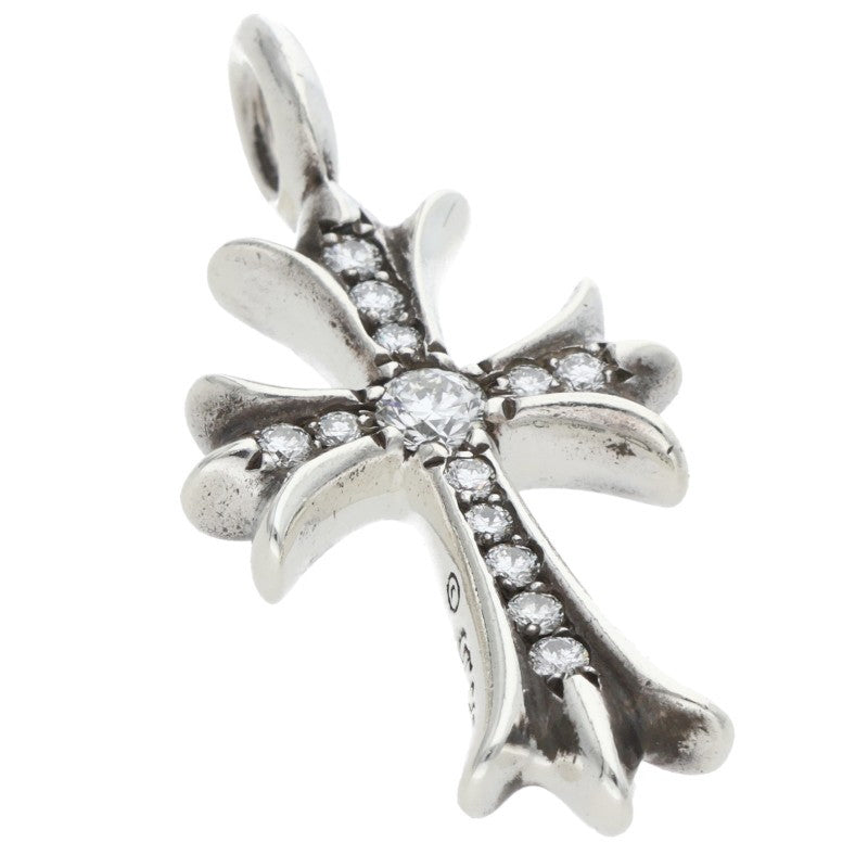 Chrome Hearts .925 Pave Diamond Tiny Fat Cross Size ONE SIZE