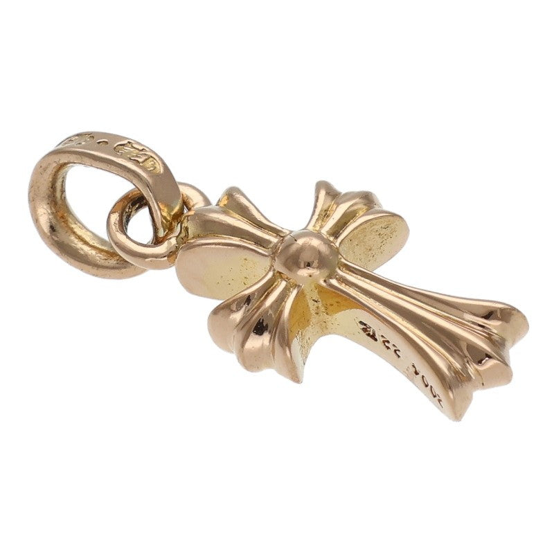 Chrome Hearts 22K Baby Fat Cross Gold Charm