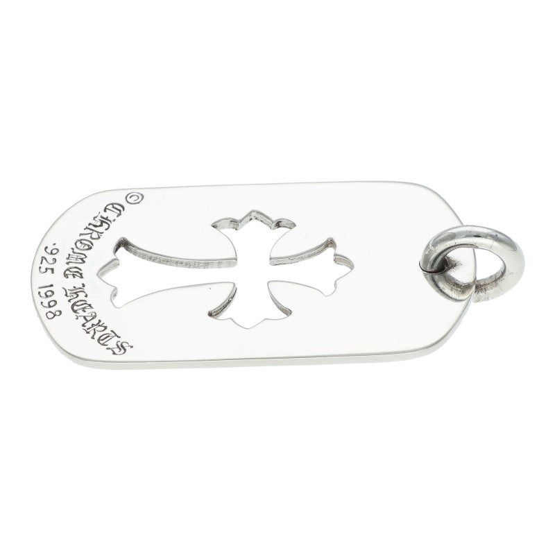 Chrome Hearts Cutout Cross Large Dog Tag 925