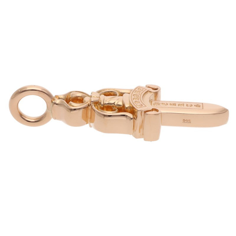 Chrome Hearts 22K Double Dagger Gold Pendant