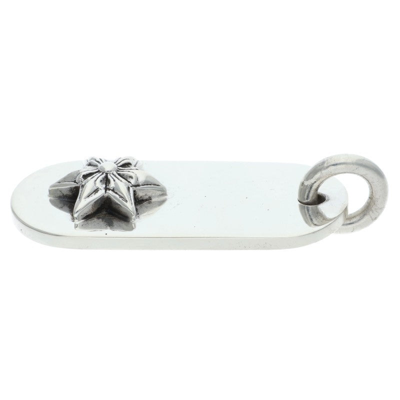 Chrome Hearts Raised Star Dog Tag Silver 925