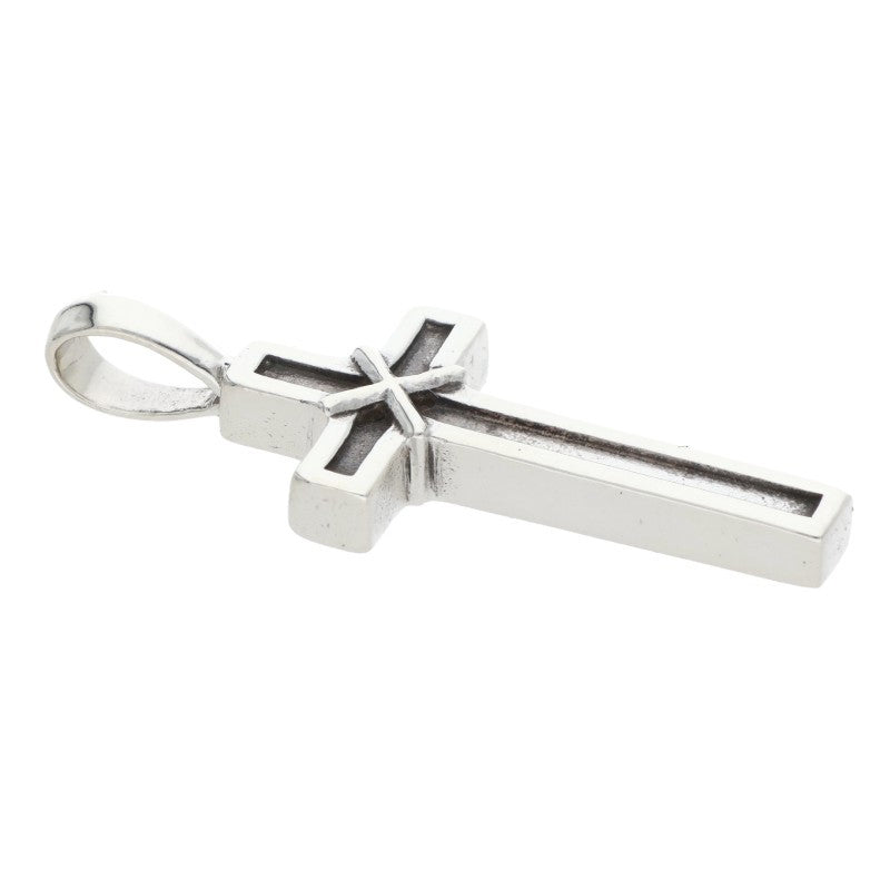 Chrome Hearts MAPPLE THORPE Cross Charm Silver Size ONE SIZE