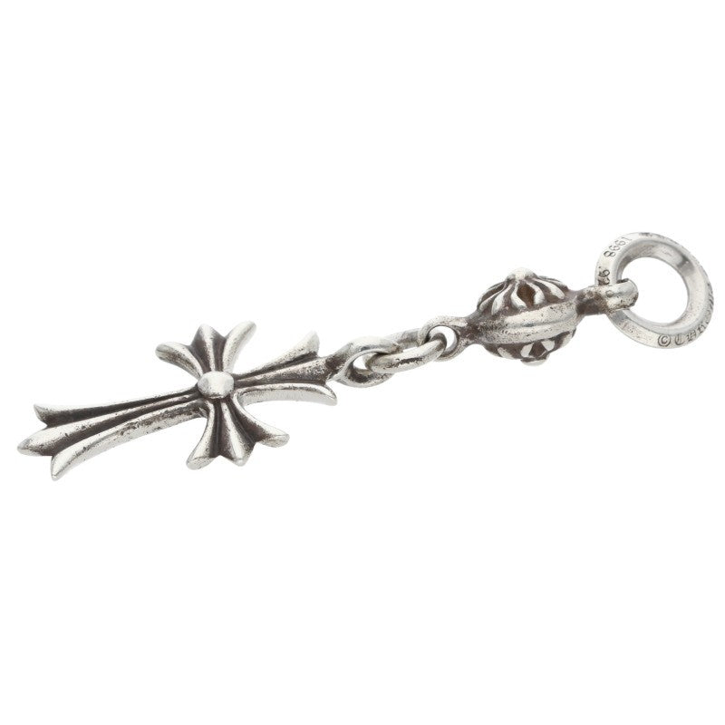 Chrome Hearts 1 Ball Tiny CH Cross Silver