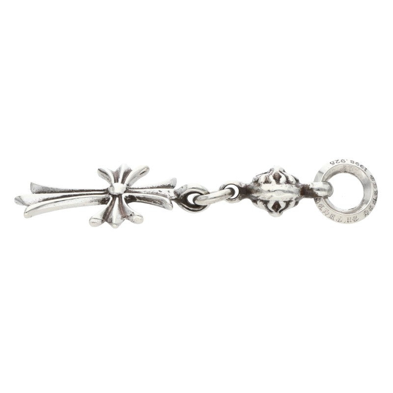Chrome Hearts Silver 1 Ball Tiny CH Cross