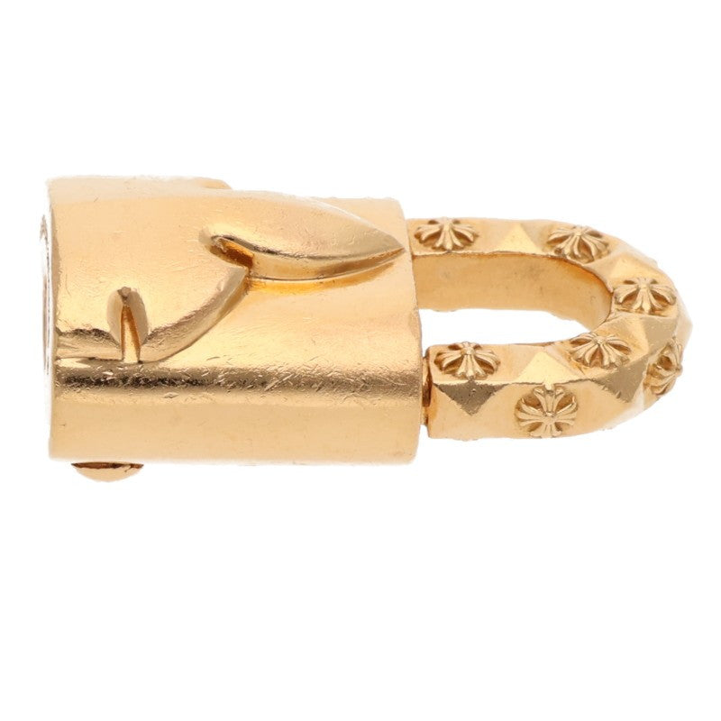 Chrome Hearts 22K Padlock Fleur Knee Pendant