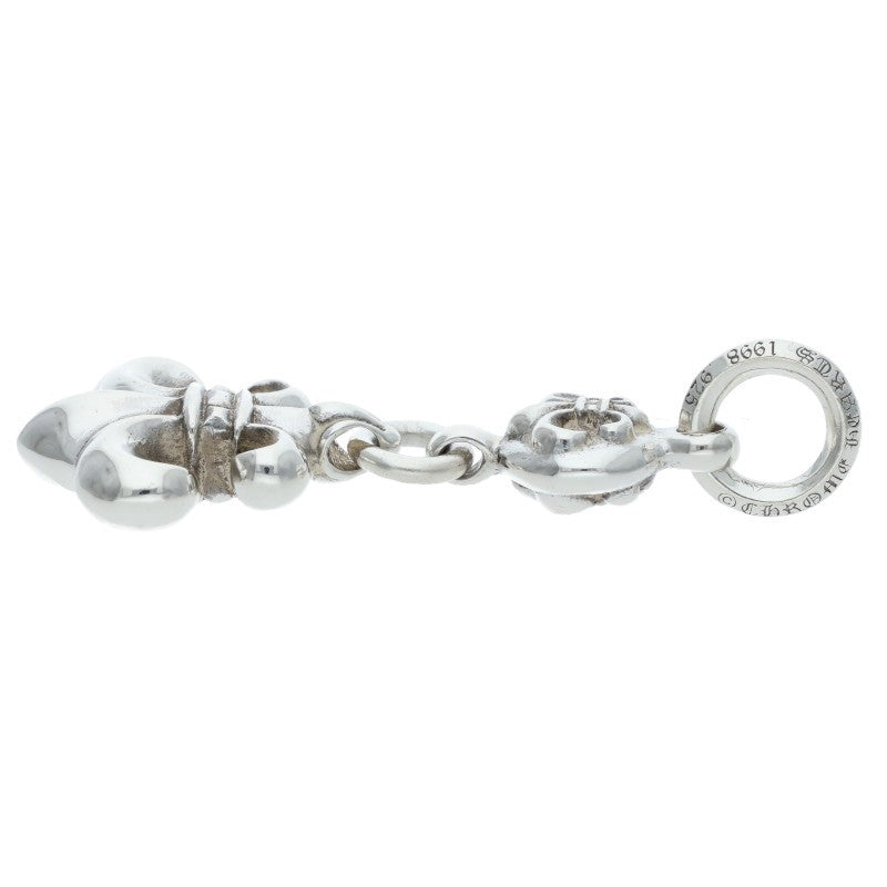 Chrome Hearts 1 Ball BS Fleur Charm Silver 925