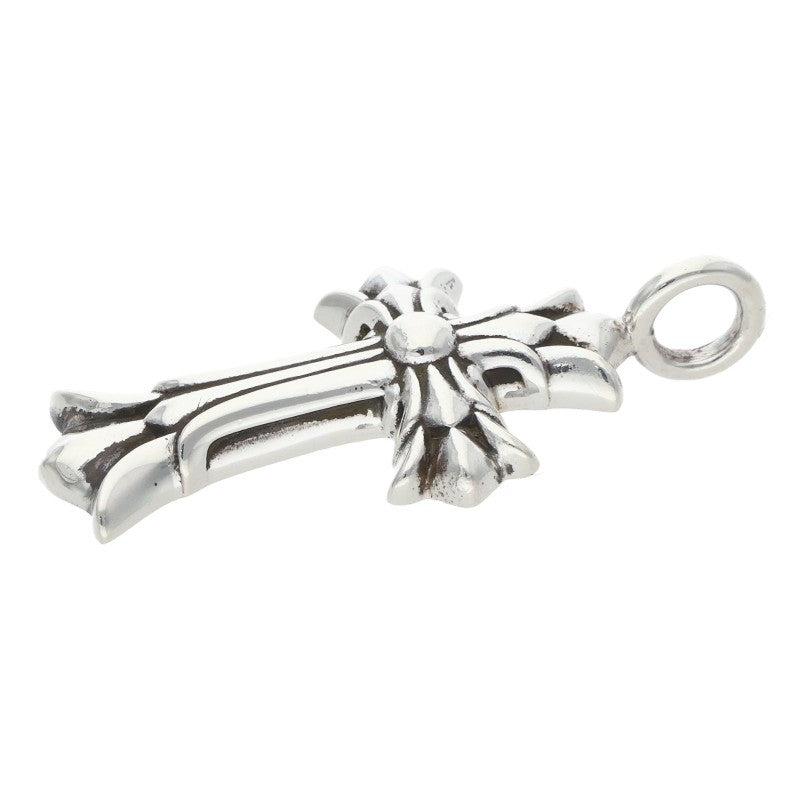 Chrome Hearts DBL CH Cross Charm Silver 925 Size ONE SIZE
