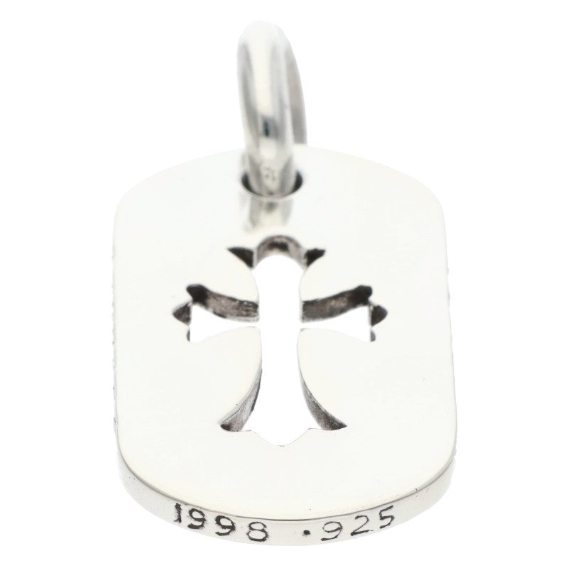 Chrome Hearts Cut Out Cross Small Dog Tag Size ONE SIZE