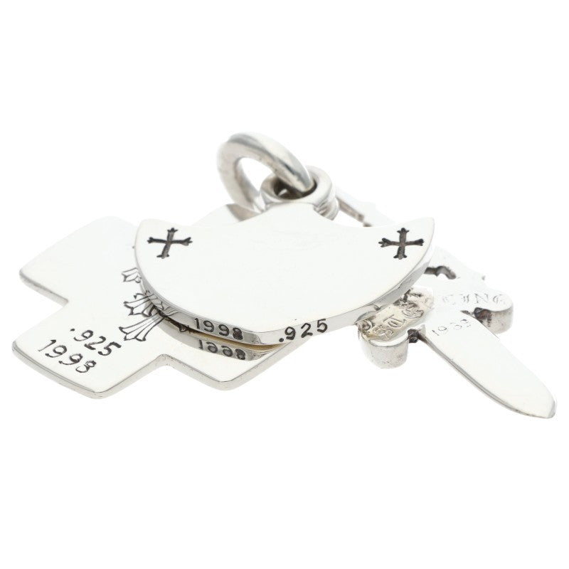 Chrome Hearts Three Trinkets Pendant Sterling Size ONE SIZE