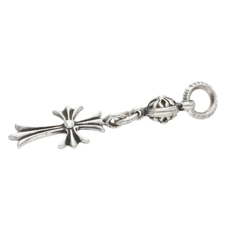 Chrome Hearts 1 Ball Tiny CH Cross Charm .925