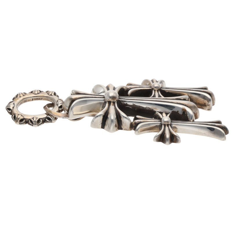 Chrome Hearts 925 Triple CH Cross Large