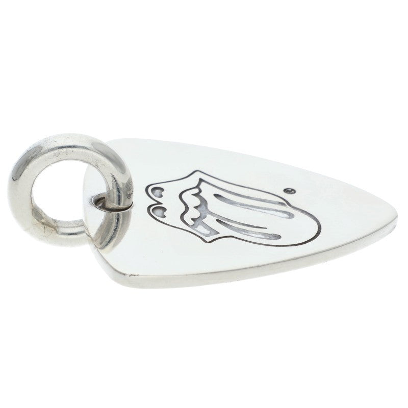 Chrome Hearts Guitar Pick Lip & Tongue Silver Size ONE SIZE