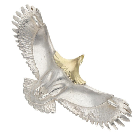 WING ROCK Eagle Pendant Top Diamond-L Silver Size ONE SIZE